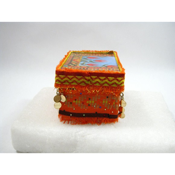 Keepsake Jewelry Trinket Box for Mementos Desk Items w/ Mini Journal + Potpourri - Picture 7 of 10